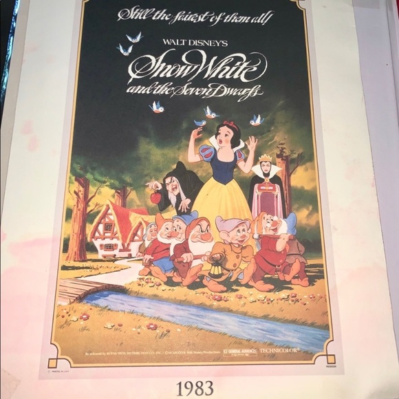VINTAGE DISNEY PRINTS SNOW WHITE - Picture 7 of 9